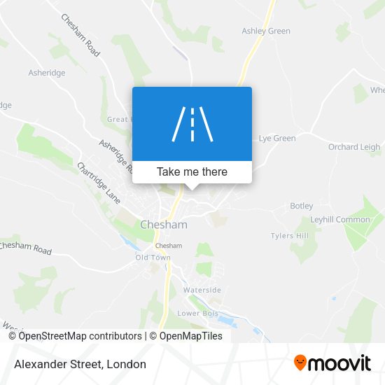 Alexander Street map