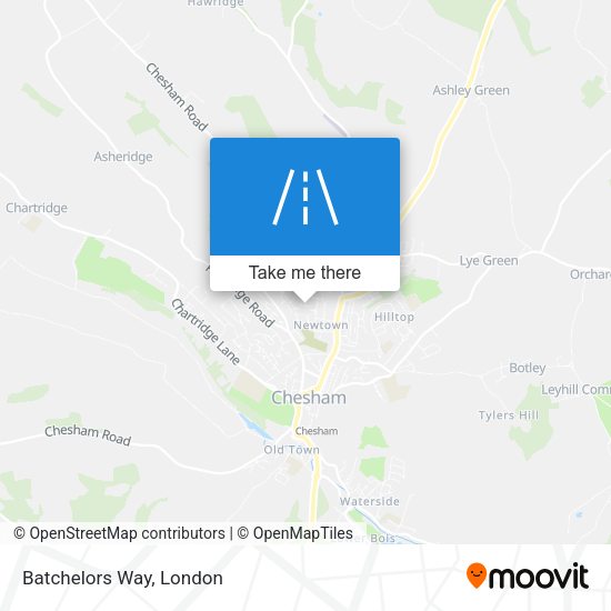 Batchelors Way map