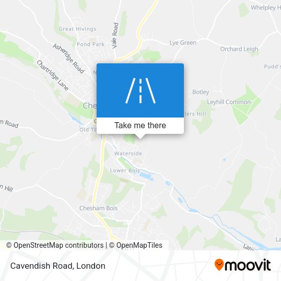 Cavendish Road map