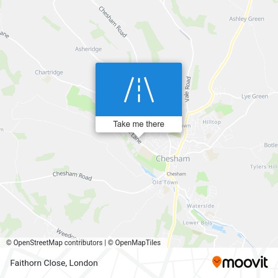 Faithorn Close map