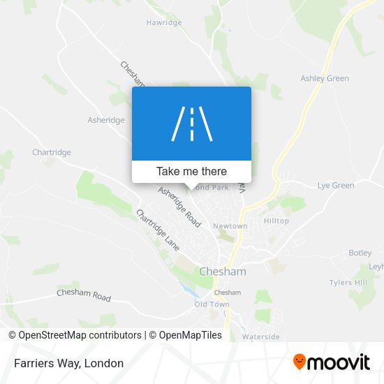 Farriers Way map