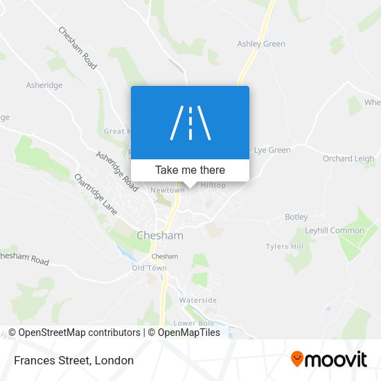 Frances Street map