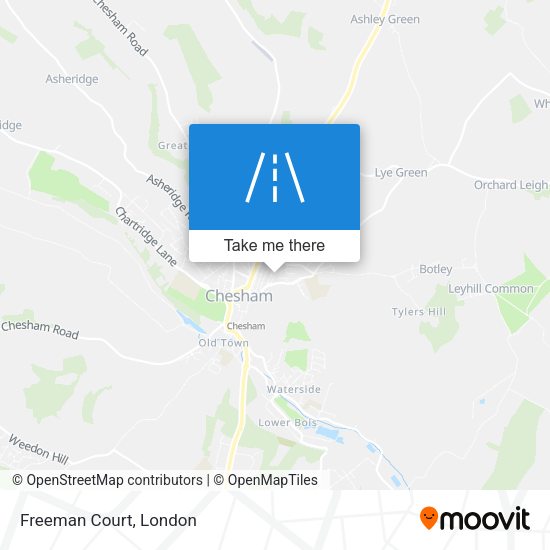 Freeman Court map