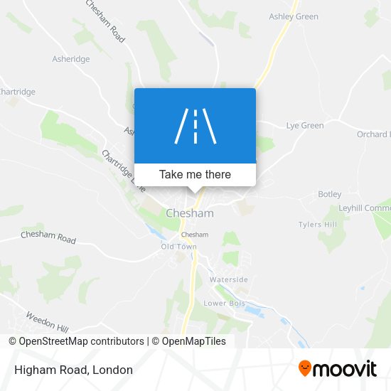 Higham Road map