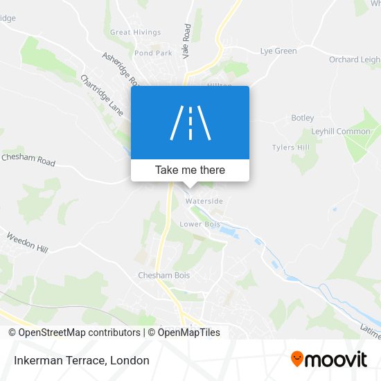 Inkerman Terrace map