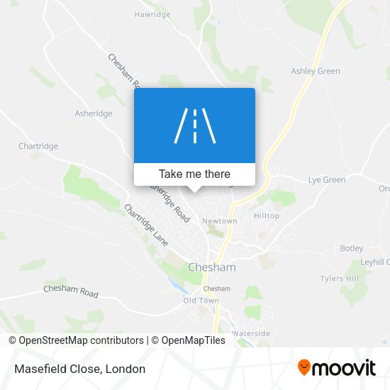 Masefield Close map