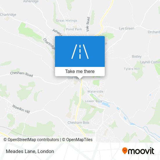 Meades Lane map