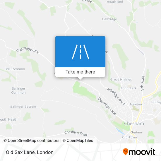 Old Sax Lane map