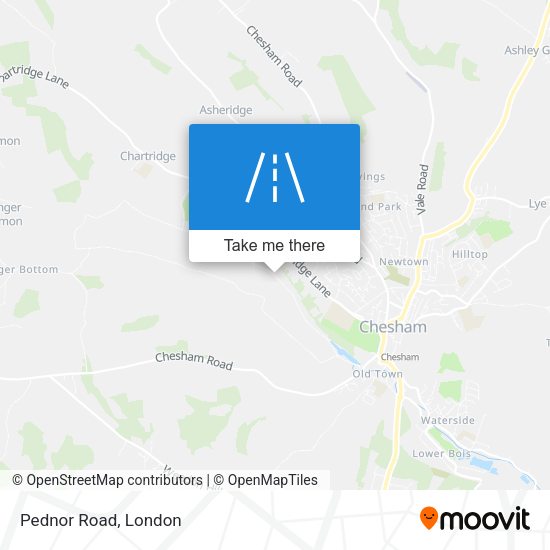 Pednor Road map