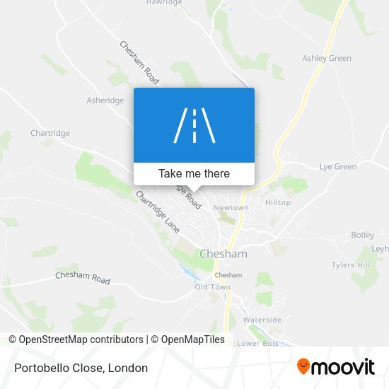 Portobello Close map