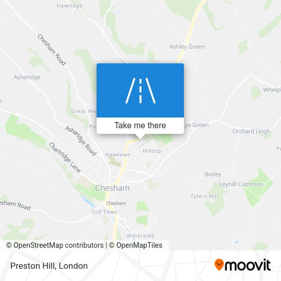 Preston Hill map