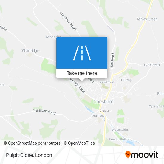 Pulpit Close map