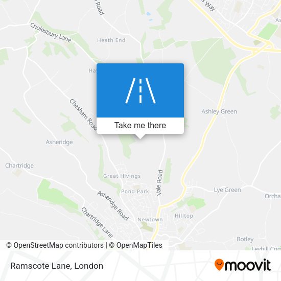 Ramscote Lane map