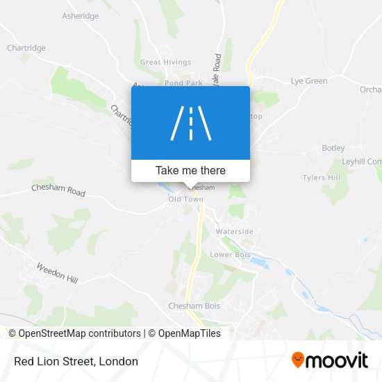 Red Lion Street map