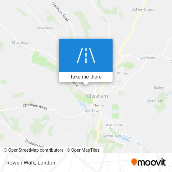 Rowen Walk map