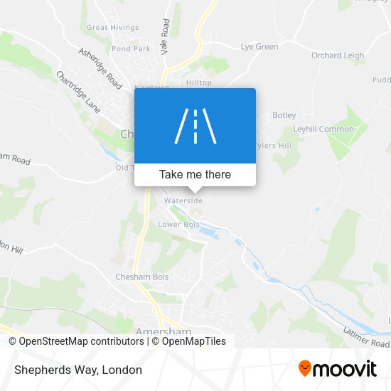 Shepherds Way map