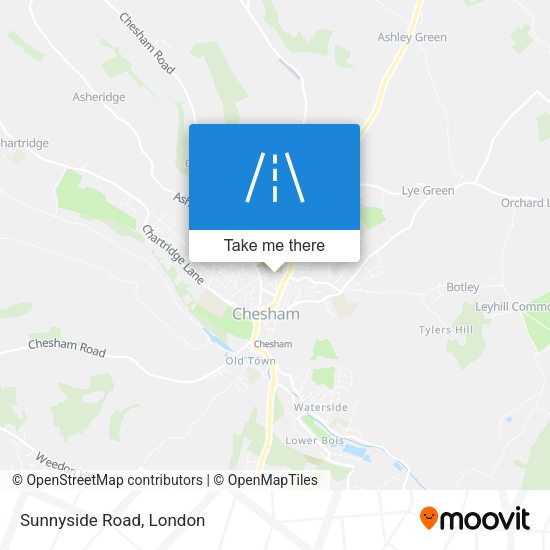 Sunnyside Road map