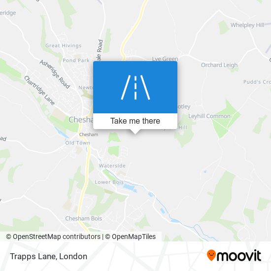 Trapps Lane map