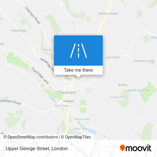 Upper George Street map
