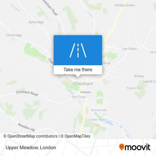 Upper Meadow map