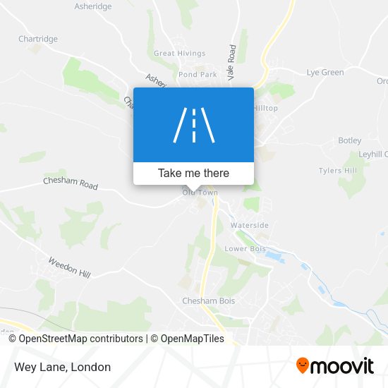 Wey Lane map