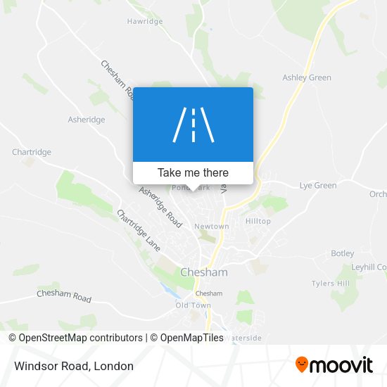 Windsor Road map