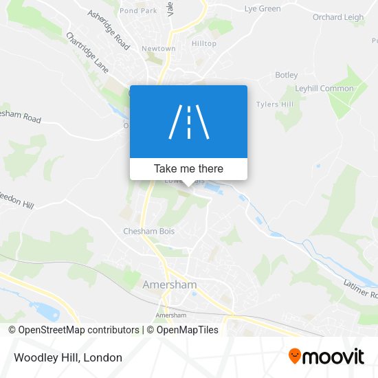 Woodley Hill map