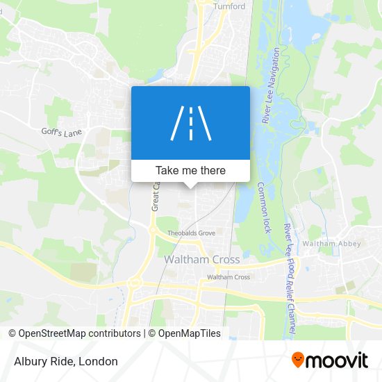 Albury Ride map