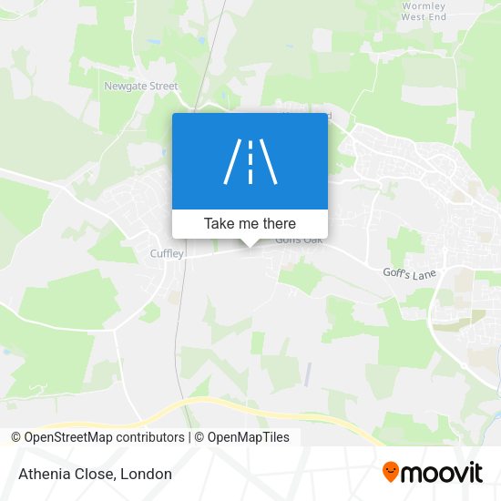 Athenia Close map