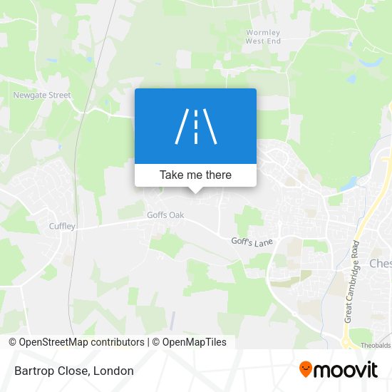 Bartrop Close map
