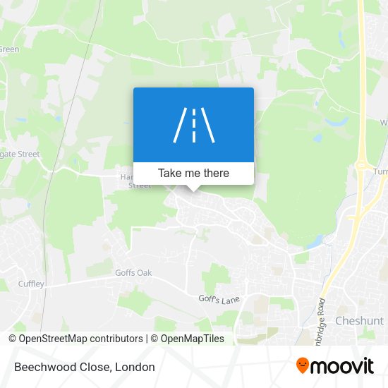 Beechwood Close map