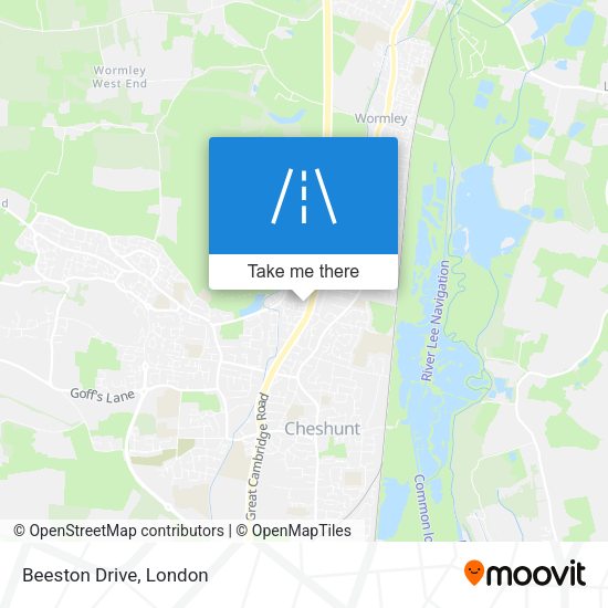 Beeston Drive map