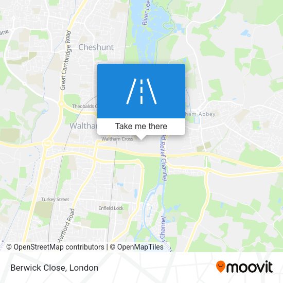 Berwick Close map