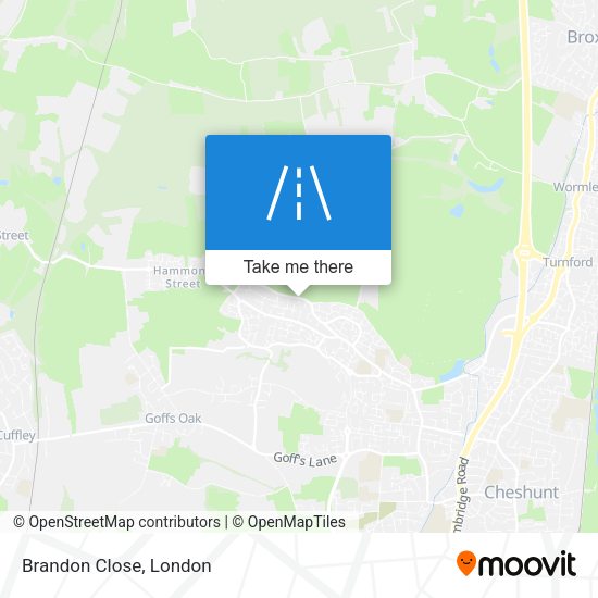 Brandon Close map
