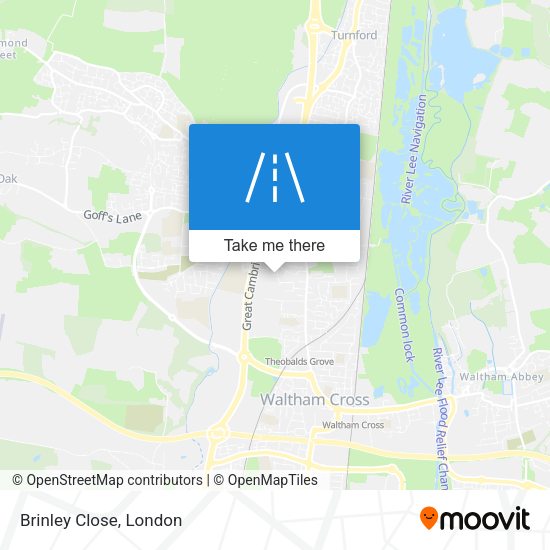 Brinley Close map