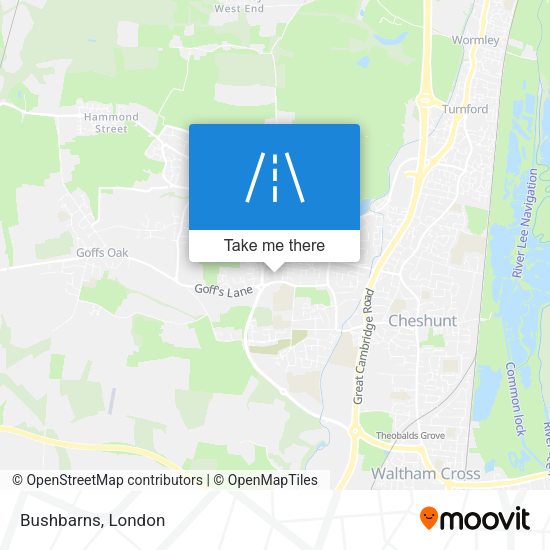 Bushbarns map