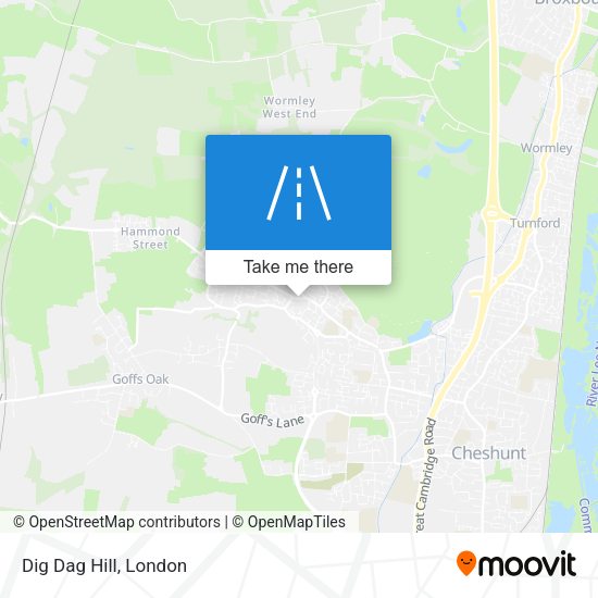 Dig Dag Hill map