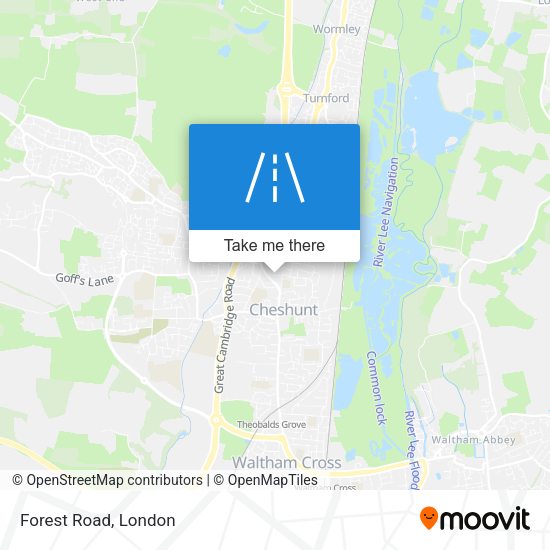 Forest Road map