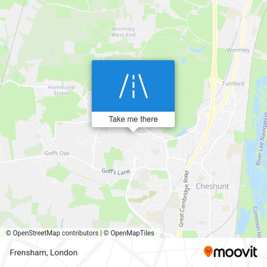Frensham map
