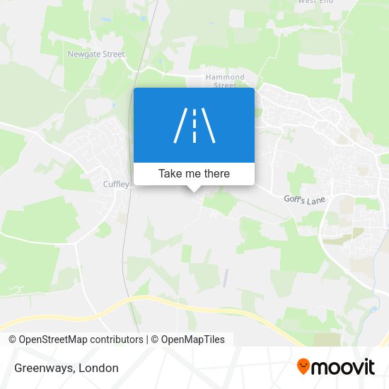 Greenways map