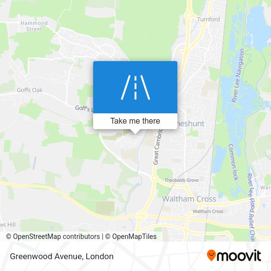 Greenwood Avenue map