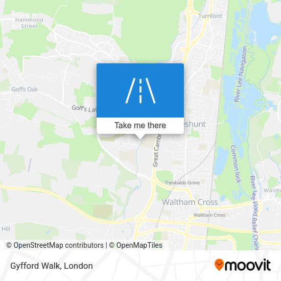 Gyfford Walk map