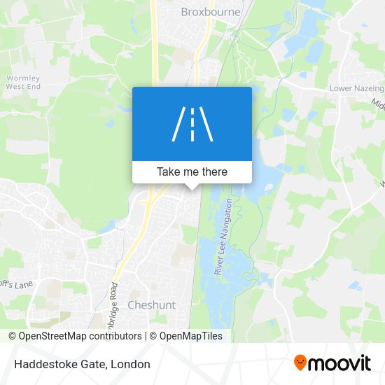 Haddestoke Gate map