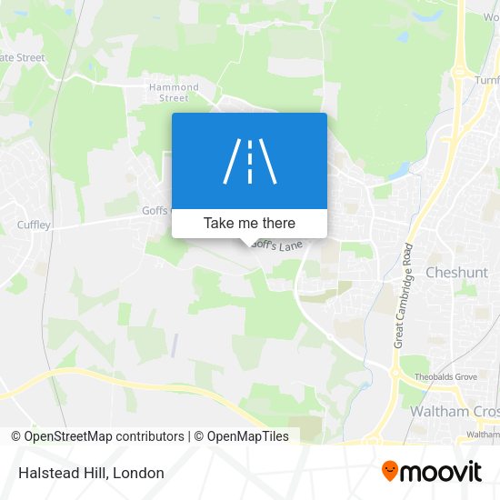 Halstead Hill map