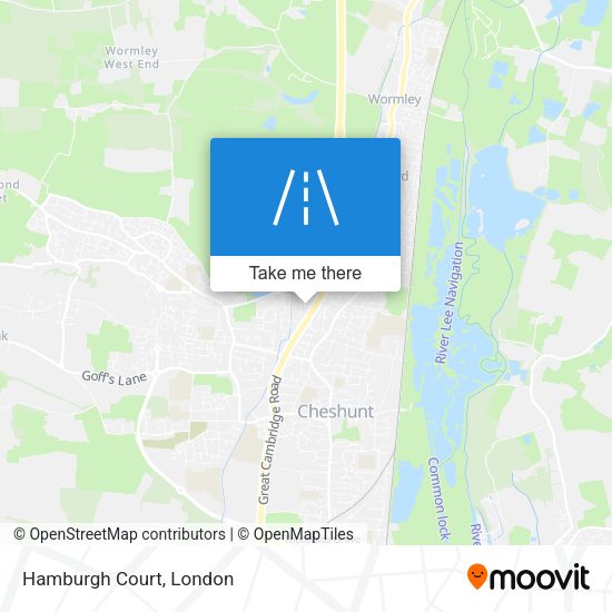 Hamburgh Court map
