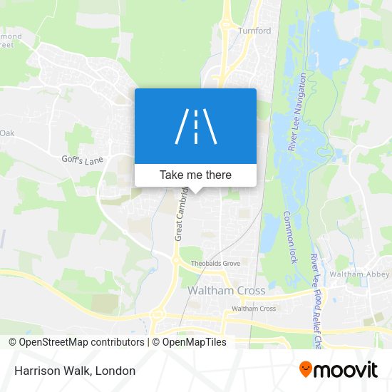 Harrison Walk map