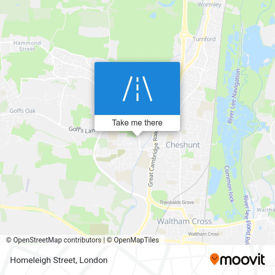 Homeleigh Street map