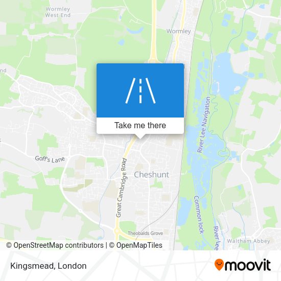 Kingsmead map