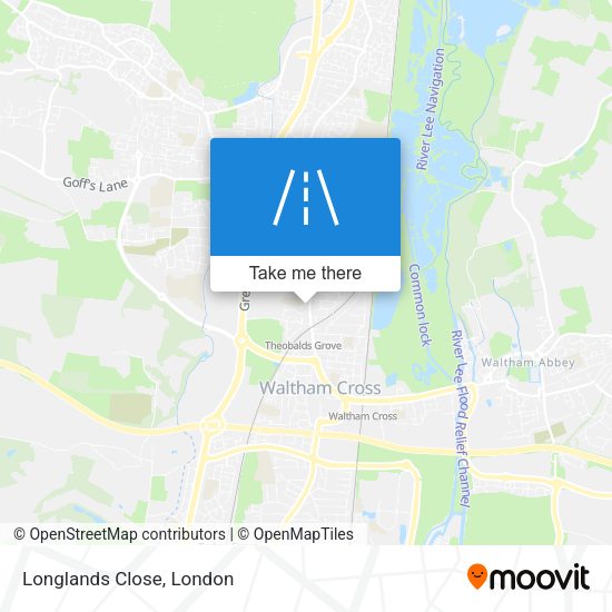 Longlands Close map