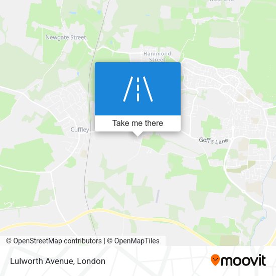 Lulworth Avenue map